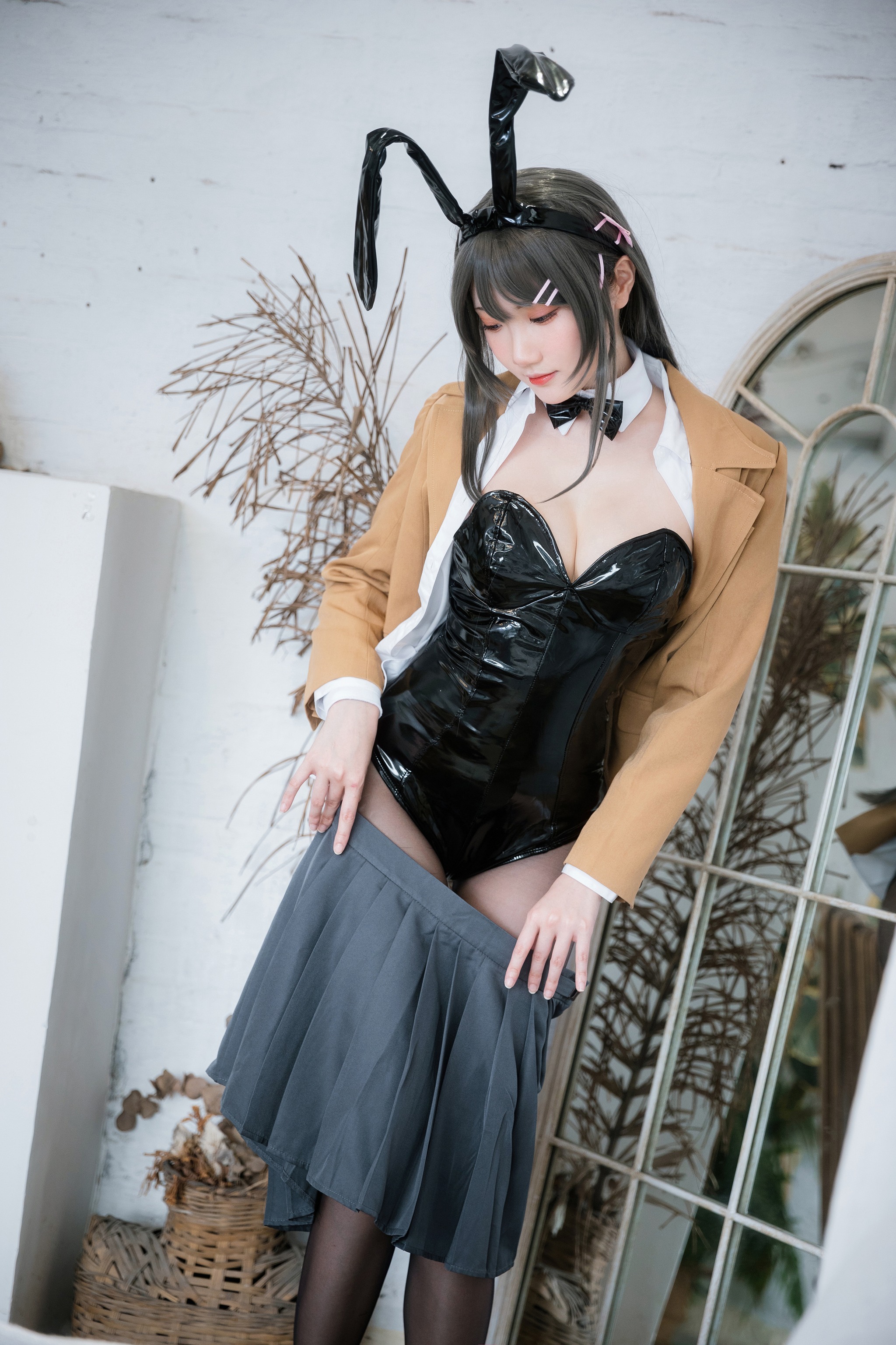 图片[1]-瓜希酱 – NO.090 樱岛麻衣 兔女郎[31P]-XikXak